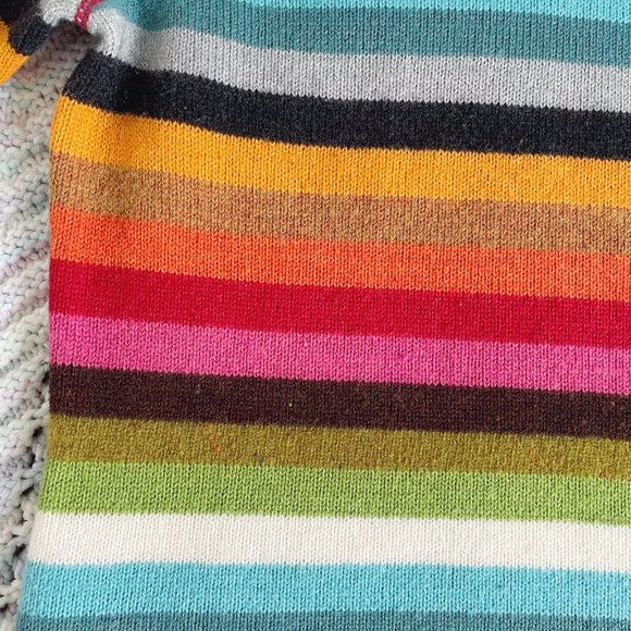 Liz Claiborne Rainbow Stripe Wool Blend Sweater (XS - S) - Picture 7 of 10